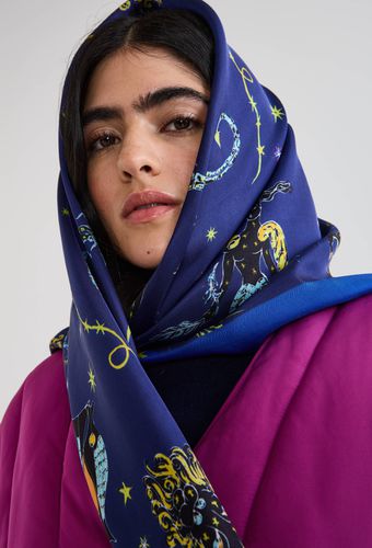 Foulard à motifs en soie - VINCENT DARRE X MONO PRIX - MONOPRIX CREATEURS - Modalova