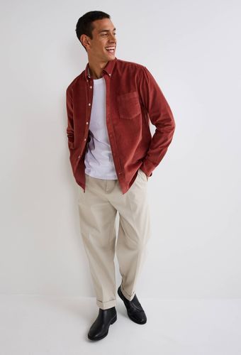 Chemise manches longues velours en coton BIO GOTS - MONOPRIX - Modalova