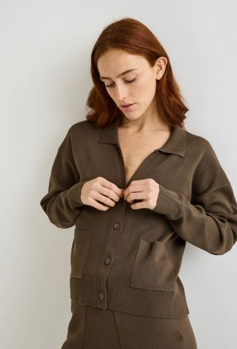 Gilet uni en maille - MONOPRIX - Modalova