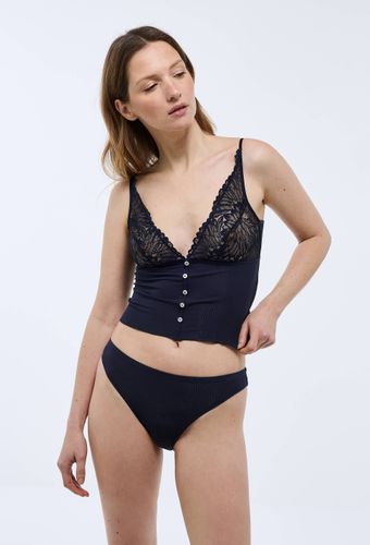 Caraco fines bretelles SYLVANA avec dentelle - MONOPRIX - Modalova