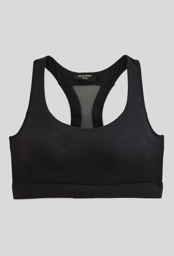 Brassière de avec détail résille - SPORT - Modalova