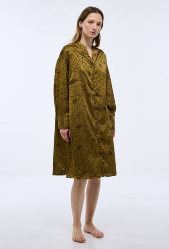 Chemise de nuit manches longues à imprimé floral - MONOPRIX - Modalova