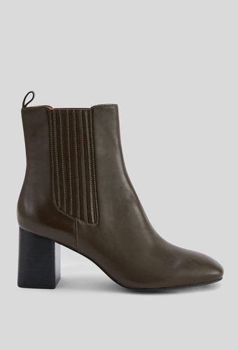 Bottines à talons en cuir - MONOPRIX PREMIUM - Modalova