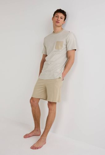 Pyjashort rayé en jersey de coton BIO GOTS - MONOPRIX - Modalova