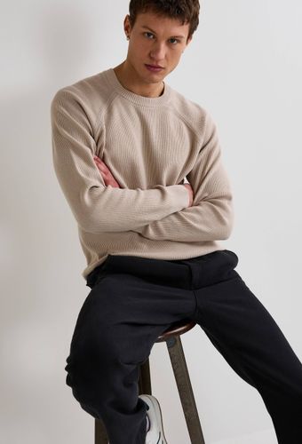 Pull col rond en coton BIO GOTS - MONOPRIX - Modalova