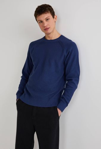 Pull col rond en coton BIO GOTS - MONOPRIX - Modalova