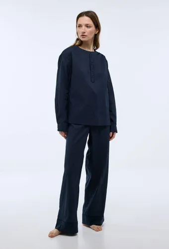Pyjama en coton dobby BIO - MONOPRIX - Modalova
