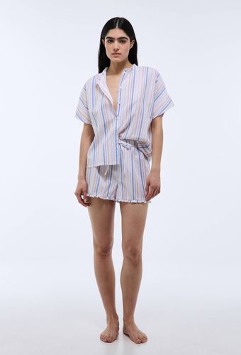 Pyjashort rayé en coton bio GOTS - MONOPRIX - Modalova