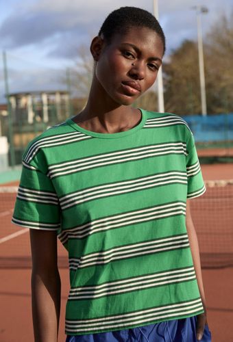 T-shirt à manches courtes rayé en coton BIO GOTS - MONOPRIX - Modalova