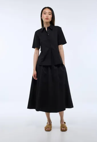 Chemise polo manches courtes en coton bi-matière - MONOPRIX - Modalova
