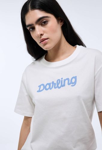 T-shirt à manches courtes message placé en coton BIO - MONOPRIX - Modalova