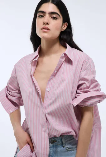 Chemise manches longues rayée détails smock dos en coton BIO GOTS - MONOPRIX - Modalova