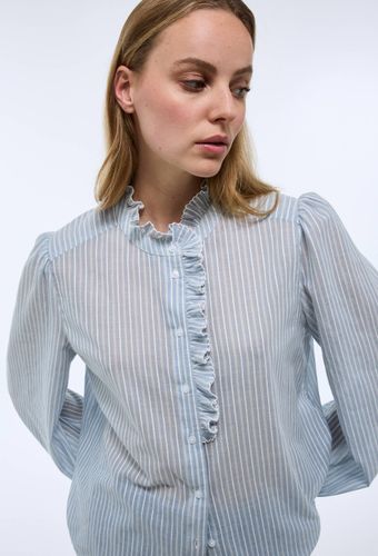 Chemise manches longues rayée en coton BIO GOTS - MONOPRIX - Modalova