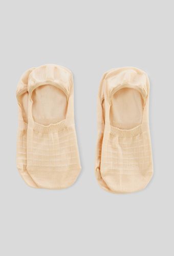 Lot de 2 paires de protège-pied fantaisie en fil d'écosse - MONOPRIX FEMME - Modalova