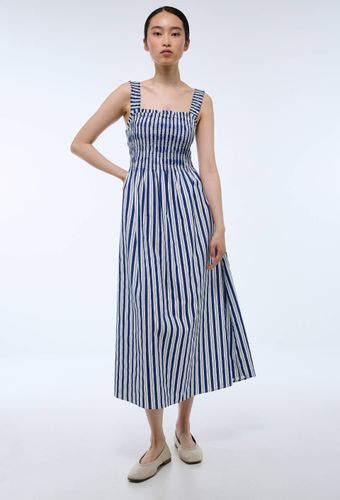 Robe midi smockée en coton BIO GOTS - MONOPRIX - Modalova