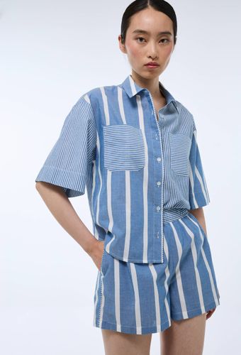 Pyjashort manches courtes rayé en coton BIO GOTS - MONOPRIX - Modalova