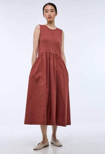 Robe longue débardeur - Col rond - Bi matière en coton BIO - MONOPRIX - Modalova