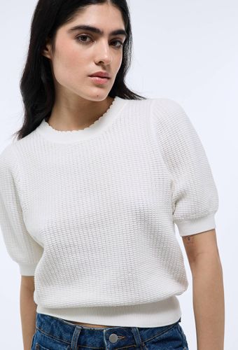 Pull manches courtes uni - MONOPRIX - Modalova