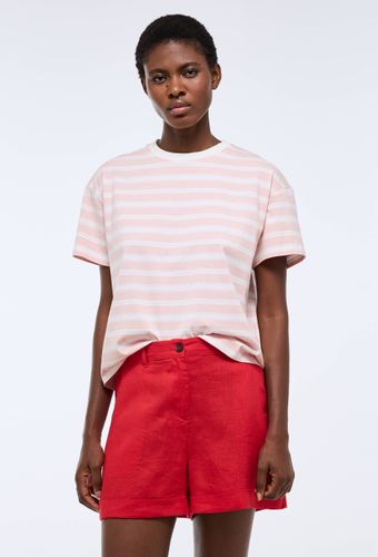 Short en lin taille elastiquée - MONOPRIX - Modalova
