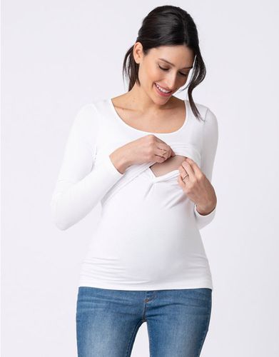 Lot de 2 t-shirts grossesse et allaitement - /Blanc - Seraphine - Modalova