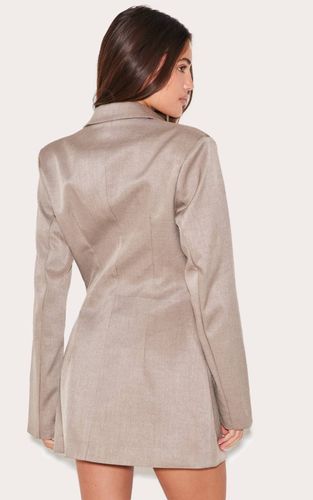 Mushroom Robe Blazer Cintrée À La Taille En Tissu Texturé | Taille 32 - PrettyLittleThing - Modalova