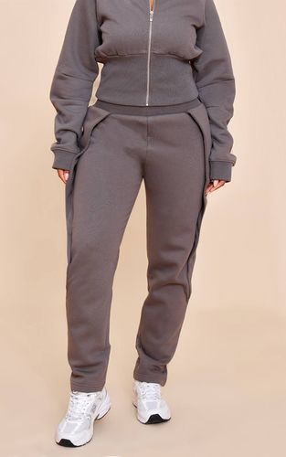 Charcoal Joggers Cocon Taille Haute À Plis Frontaux Shape | Taille 36 - PrettyLittleThing - Modalova