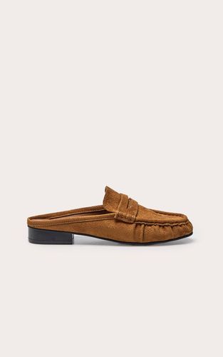 Tan Mocassin En Daim | Taille 38 - PrettyLittleThing - Modalova