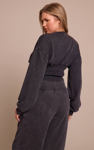 Charcoal Sweatshirt Shape Taille Cintrée | Taille 34 - PrettyLittleThing - Modalova