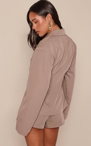 Mushroom Ensemble Blazer Ajusté Asymétrique Taille Cintrée | Taille 42 - PrettyLittleThing - Modalova