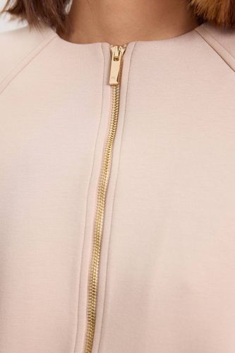 Veste Bomber Zippée En Jersey Scuba | Taille Medium - KarenMillen - Modalova