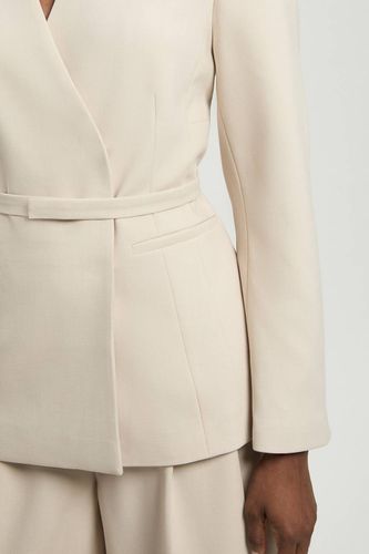Veste De Tailleur Cintrée Avec Ceinture En Tissu Stretch Compact | Taille 18 - KarenMillen - Modalova