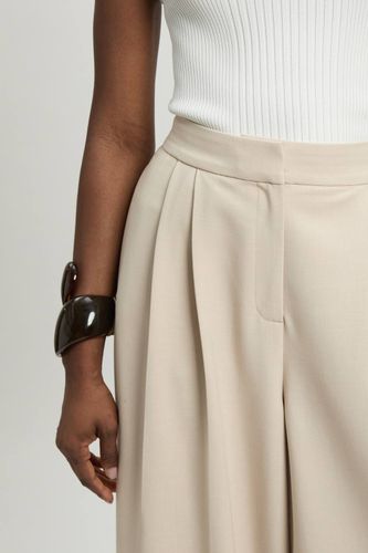 Pantalon Large En Tissu Stretch Compact | Taille 18 - KarenMillen - Modalova