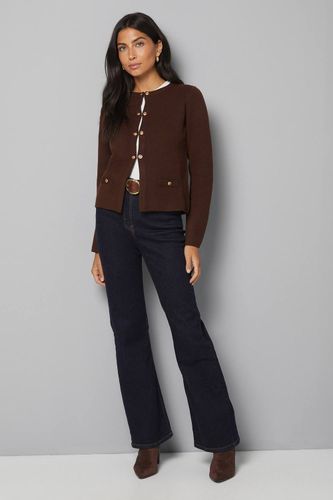 Veste Tricotée Cintrée à Double Boutonnage | Taille Medium - Wallis - Modalova
