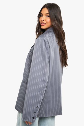 Tailored Pinstripe Oversized Blazer | Taille 44 - boohoo - Modalova