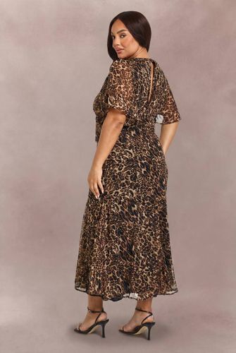 Robe Patineuse Grande Taille à Manches Longues Imprimé | Taille 48 - boohoo - Modalova