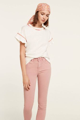 Pantalon slim cropped couleur - springfield - Modalova