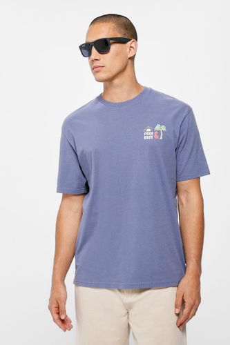 T-shirt empiècement - Springfield - Modalova