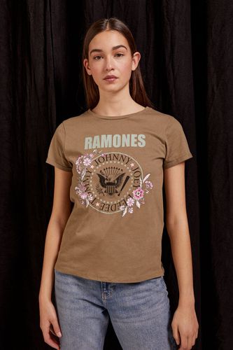 T-shirt « ramones » Springfield - Springfield - Modalova
