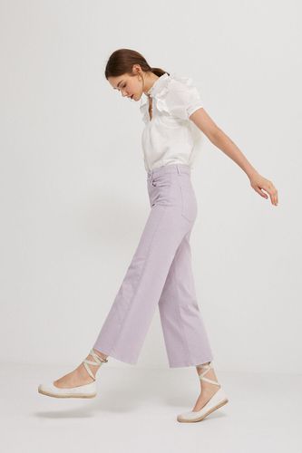 Jeans culotte couleur lavage durable - Springfield - Modalova