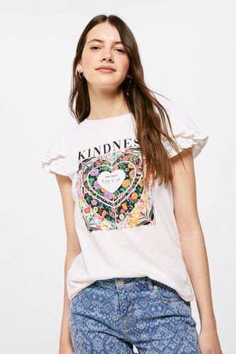 T-shirt « kindness » - Springfield - Modalova