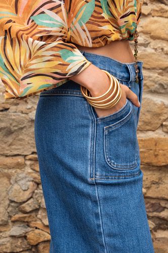 Jean large, taille haute - MOLLY BRACKEN - Modalova