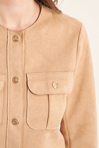 Veste courte en suédine - MOLLY BRACKEN - Modalova