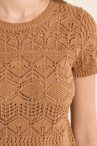 Maille manches courtes en crochet - MOLLY BRACKEN - Modalova