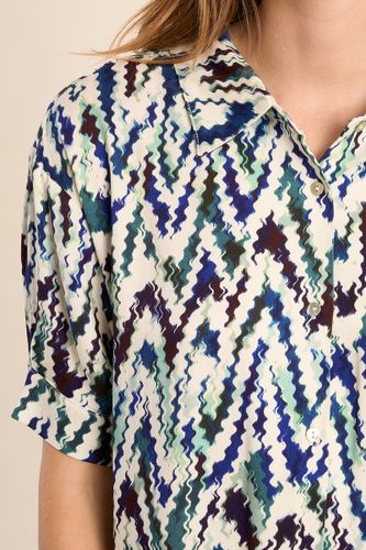 Robe chemise courte, imprimée - MOLLY BRACKEN - Modalova