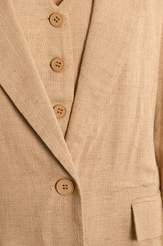 Blazer droit en lin - LILI SIDONIO - Modalova