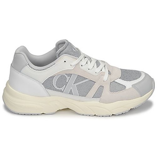 Baskets basses RETRO TENNIS LACEUP MIX LTH - Calvin Klein Jeans - Modalova