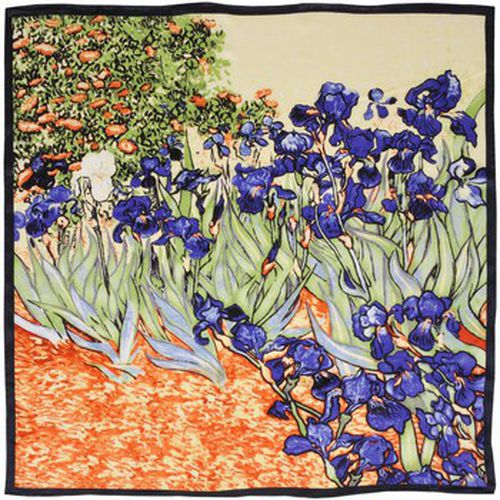 Echarpe Carré de soie Van Gogh Iris - Silkart - Modalova