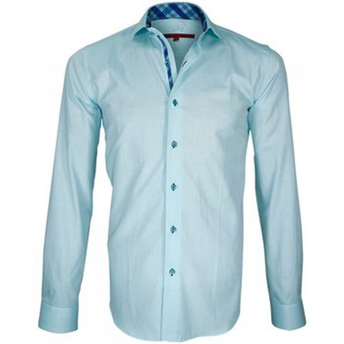 Chemise chemise a courdieres elbow turquoise - Andrew Mc Allister - Modalova