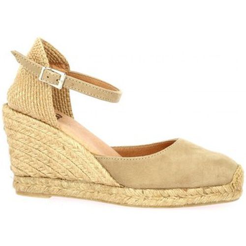 Espadrilles Espadrille cuir velours - Pao - Modalova