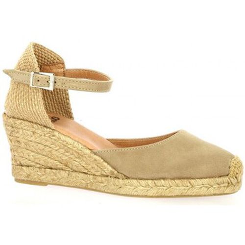 Espadrilles Espadrilles cuir velours - Pao - Modalova